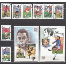 Gambia - Correo 1994 Yvert 1679/86+H.229/30 ** Mnh  Deportes fútbol