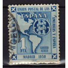 España II Centenario Correo 1951 Edifil 1091 usado