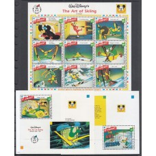 San Vicente - Correo Yvert 1703/11+H.202/3 ** Mnh Walt Disney