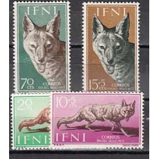 Ifni Correo 1957 Edifil 138/41 ** Mnh