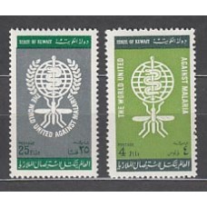 Kuwait - Correo 1962 Yvert 171/2 ** Mnh  Paludismo