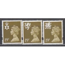 Gran Bretaña - Correo 1993 Yvert 1718a+1719a/b ** Mnh Isabel II