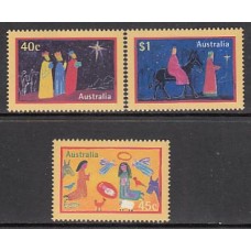 Australia - Correo 1998 Yvert 1719/21 ** Mnh Navidad