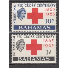 Bahamas - Correo 1963 Yvert 172/3 ** Mnh Cruz roja
