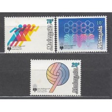 Malaysia - Correo Yvert 172/4 ** Mnh  Deportes