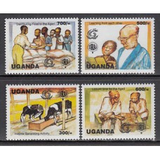Uganda - Correo Yvert 1725/8 ** Mnh