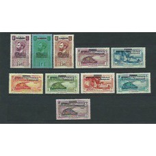 Africa Ecuatorial Correo Yvert 17/26 * Mh