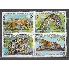 Uruguay - Correo 1998 Yvert 1730/3 ** Mnh Fauna