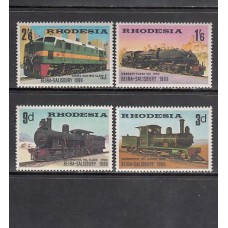 Rodesia del Sur - Correo Yvert 174/7 ** Mnh   Trenes