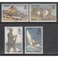 Tristan da Cunha - Correo Yvert 174/7 ** Mnh  Barcos