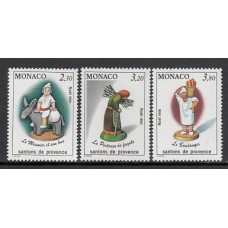 Monaco - Correo 1990 Yvert 1743/5 ** Mnh   Navidad