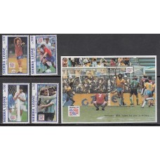 Sierra Leona - Correo Yvert 1743/6+Hb 232 ** Mnh  Deportes fútbol