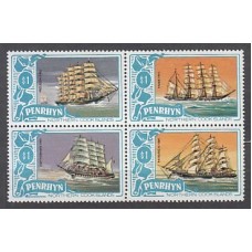 Penrhyn - Correo Yvert 175/8 ** Mnh Barcos