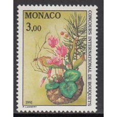 Monaco - Correo 1991 Yvert 1759 ** Mnh   Ramo de flores