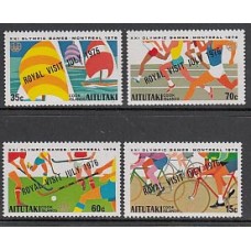 Aitutaki Correo Yvert 176/9 ** Mnh Deportes