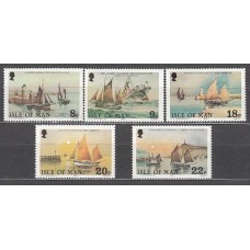 Man - Correo 1981 Yvert 177/81 ** Mnh Barcos