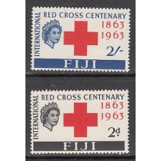 Fidji - Correo Yvert 177/8 ** Mnh Cruz Roja