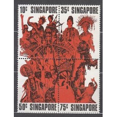 Singapur - Correo Yvert 178/81 ** Mnh  Fiesta nacional