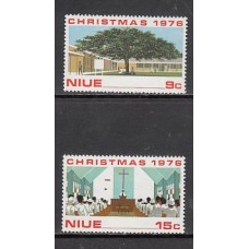 Niue - Correo Yvert 178/9 ** Mnh Navidad