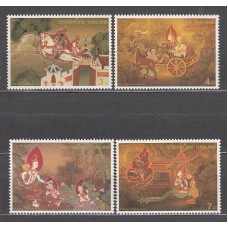 Tailandia - Correo Yvert 1799/802 ** Mnh   Día de Buda