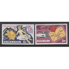 Ascension - Correo Yvert 180/1 ** Mnh  UPU