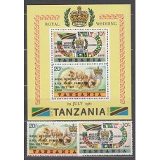 Tanzania - Correo Yvert 181/2+Hb 24 ** Mnh