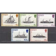 Jersey - Correo 1978 Yvert 181/5 ** Mnh Barcos