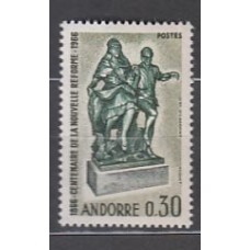 Andorra Francesa Correo 1967 Yvert 181 ** Mnh