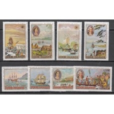 Cook - Correo Yvert 182/5+A.12/5 ** Mnh