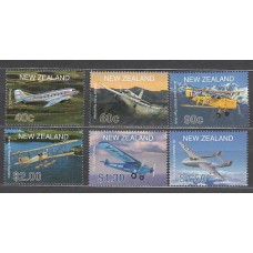 Nueva Zelanda - Correo 2001 Yvert 1836/41 ** Mnh Aviones