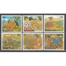 Tokelau - Correo Yvert 183A/F ** Mnh Artesania