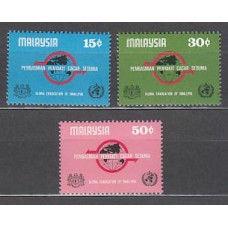 Malaysia - Correo Yvert 184/6 ** Mnh  Eradicación de la viruela