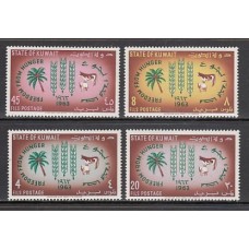 Kuwait - Correo 1963 Yvert 184/7 ** Mnh  Campaña contra el hambre