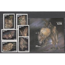 Tanzania - Correo Yvert 1845/61+H 271 ** Mnh  Fauna