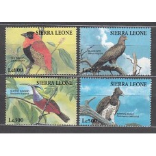Sierra Leona - Correo Yvert 1847/50 ** Mnh  Fauna aves