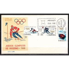 España II Centenario Sobres 1º Día 1968 Edifil 1851/3