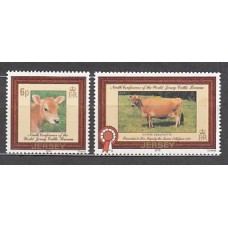 Jersey - Correo 1979 Yvert 186/7 ** Mnh Fauna