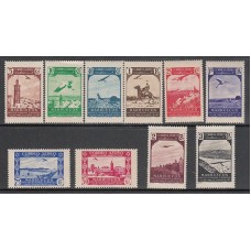 Marruecos Correo 1938 Edifil 186/95 * Mh