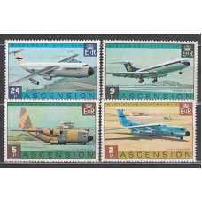 Ascension - Correo Yvert 186/9 ** Mnh  Aviones