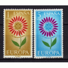 España II Centenario Correo 1964 Edifil 1613/4 ** Mnh