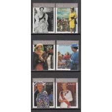 Nueva Zelanda - Correo 2001 Yvert 1871/6 ** Mnh Personajes