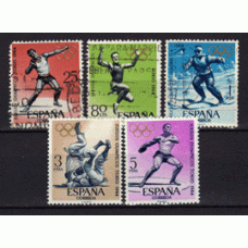 España II Centenario Correo 1964 Edifil 1617/21 usado