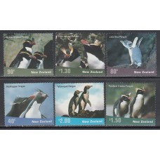 Nueva Zelanda - Correo 2001 Yvert 1877/82 ** Mnh Fauna. Pingüinos