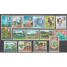 Seychelles - Correo Yvert 188/202 * Mh  Fauna