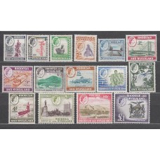 Rodesia Nyassaland - Correo  Yvert 19/32 ** Mnh