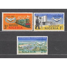 Nigeria - Correo Yvert 191/3 ** Mnh   Trenes