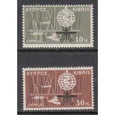 Chipre - Correo 1962 Yvert 192/3 ** Mnh Paludismo