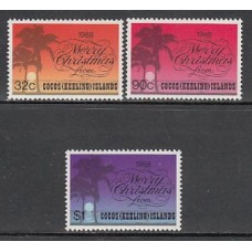 Cocos - Correo Yvert 192/4 ** Mnh Navidad