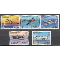 Jersey - Correo 1979 Yvert 192/6 ** Mnh Aviones