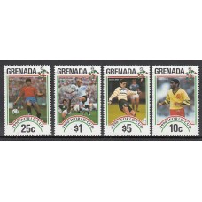 Grenada - Correo 1990 Yvert 1941/4 ** Deportes fútbol